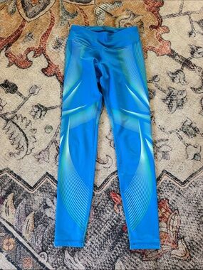 Women’s Blue Performance Swim Leggings